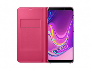 Samsung Galaxy A9 (2018) Wallet Cover flip tok rózsaszín (EF-WA920PPEGWW)