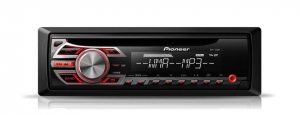 Pioneer DEH-150MP autórádió piros