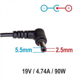 Akyga Notebook aut&oacute;s adapter 90W Asus, Lenovo, Toshiba (AK-ND-36)