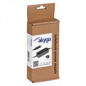 Akyga Notebook aut&oacute;s adapter 90W Asus, Lenovo, Toshiba (AK-ND-36)