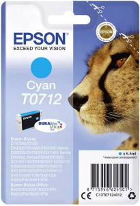 Epson T0712 DURABrite Ultra tintapatron cián (C13T07124012)