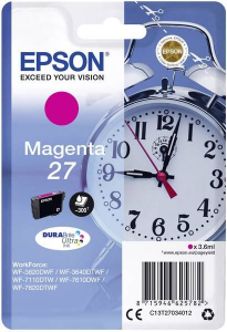 Epson 27 DURABrite Ultra tintapatron magenta (C13T27034012)