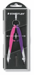 Staedtler "Mars Comfort Neon" precíziós körző neon rózsaszín-lila  (556 00-N2 / TS55600N2)