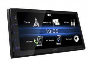 JVC KW-M25BT 2 DIN méretű mechnaika nélküli érintőképernyős multimédia
