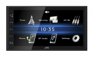 JVC KW-M25BT 2 DIN méretű mechnaika nélküli érintőképernyős multimédia