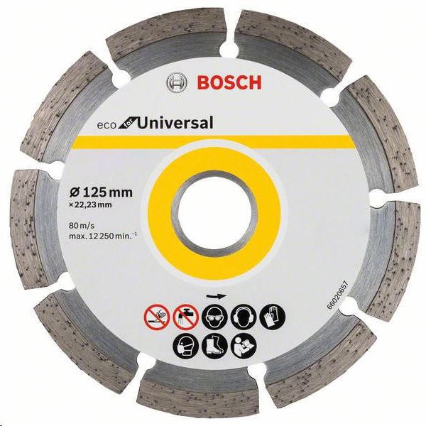 Bosch 2608615041 10 db gyémánt darabolótárcsa, ECO for Universal, 125 mm