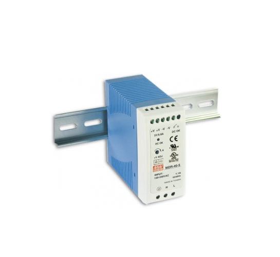Mean Well Mini DIN sínre szerelhető kapcsolóüzemű tápegység 12VDC 0-5 A 60W (MDR-60-12)