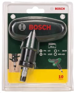 Bosch 2607019510 10 részes „Pocket" csavarozófej-készlet