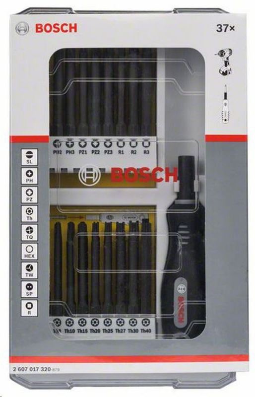 Bosch 2607017320 37db-os csavarbit készlet