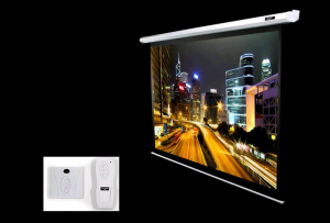 Elite Screen 125" (16:9) Electric 125XH Projektor Vászon Fehér + Távirányító