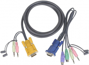 ATEN KVM Console kábel PS/2 1.8m  (2L-5302P)