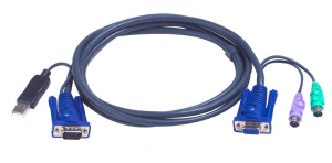 ATEN KVM Console k&aacute;bel PS/2 - USB 3m  (2L-5503UP)