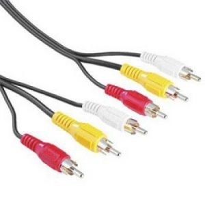 Hama 2X3RCA összekötő kábel 2m (43134)