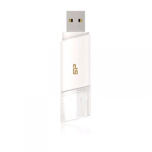 Pen Drive 32GB Silicon Power Blaze B06 fehér USB 3.0 (SP032GBUF3B06V1W)