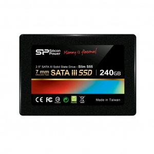 240GB Silicon Power SSD-SATAIII TLC S55 meghajtó (SP240GBSS3S55S25)
