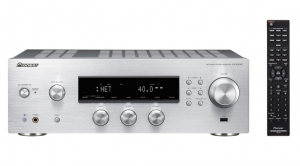 Pioneer SX-N30AE-S hálózati sztereo erősítő ezüst szálhúzott alumínium