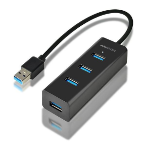 Axagon HUE-S2B négyportos USB 3.0 HUB gyorstöltéssel