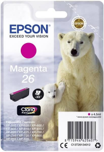 Epson 26 Claria Premium tintapatron magenta (C13T26134012)