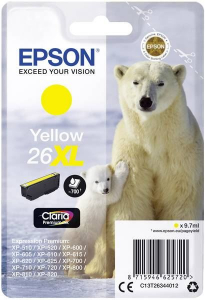 Epson 26XL Claria Premium tintapatron sárga (C13T26344012)