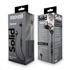 Maxell BT100 Solid Bluetooth headset fülhallgató fekete (303980.00.CN)