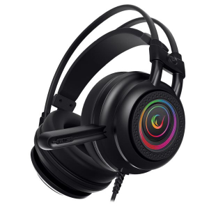 Rampage RM-K2 X-QUADRO  RGB 7.1 Surround mikrofonos fejhallgató fekete (31640)