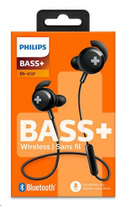Philips SHB4305BK/00 Bass+ Bluetooth mikrofonos fülhallgató fekete