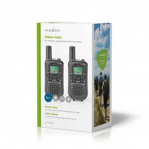 Nedis WLTK0500BK Walkie-Talkie (adó-vevő) 5 km-es hatótávolság fekete