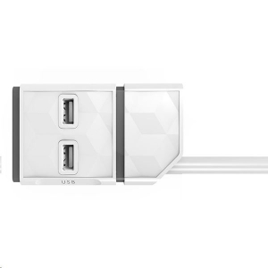 Allocacoc POWERCUBE Power Strip USB modul 2x fehér  (10096/MDUSB2)