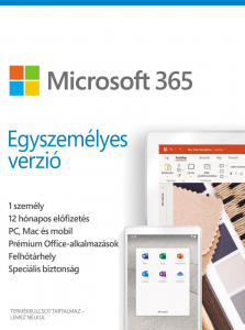 Microsoft 365 Egyszemélyes verzió 1 év Elektronikus licenc (QQ2-00012)