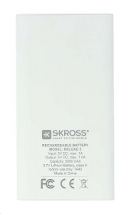 SKROSS Reload 5 Powerbank 5000mAh fehér (SKR-RELOAD5)