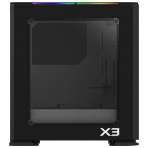 Zalman X3(BLACK) táp nélküli ablakos ház fekete