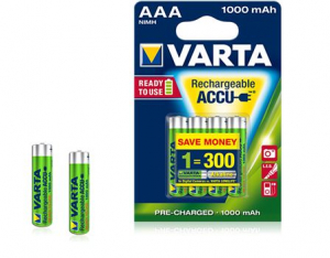 Varta Ready To Use AAA Ni-Mh 1000 mAh ceruza akku (4db/csomag)