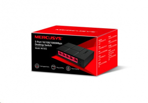 Mercusys MS105G 5 Portos Gigabit Switch fekete-piros