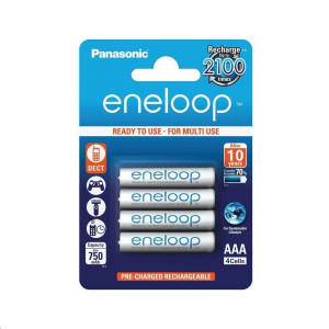 Panasonic Eneloop AAA 750mAh mikro ceruza akku 4db/ bliszter  (BK4MCCE-4BE)