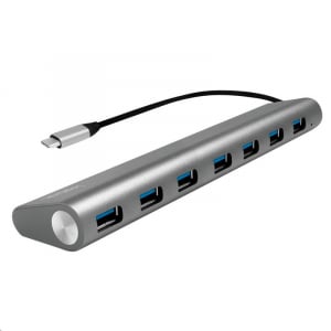 LogiLink USB-C 3.1, 7-port hub, aluminium ház (UA0310)