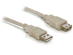 Delock DL82240 USB 2.0-A (apa/anya) 3 méteres hosszabbító kábel