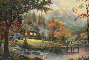 Schmidt Békés pillanat, Thomas Kinkade, 500 db-os puzzle (58465, 15772-184)