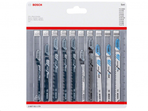 Bosch 2607011170 Professional 10-részes Fa és fém fűrészlap készlet