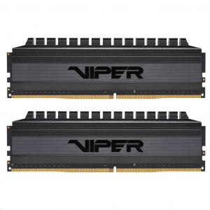 8GB 3000MHz DDR4 RAM Patriot Viper 4 Blackout CL16 (2x4GB) (PVB48G300C6K)