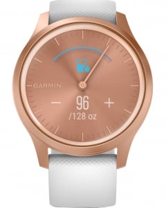 Garmin Vivomove Style okosóra rózsaarany, fehér szilikon szíjjal (010-02240-20)