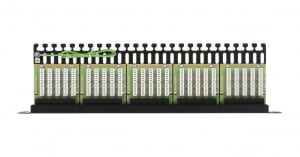 Nikomax patch panel 50 port 1U 19" fekete (NMC-RP50UC3-1U-BK)