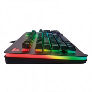 Thermaltake Tt eSports Level 20 RGB Titanium Gaming Cherry MX Speed Silver US billentyűzet (KB-LVT-SSSRUS-01)