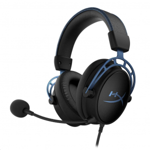 HyperX Cloud Alpha S 3,5 Jack gamer headset fekete-kék (HX-HSCAS-BL/WW / 4P5L3AA)