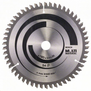 Bosch 2608640508 Körfűrészlap, Multi Material 190 x 20/16 x 2,4 mm; 54