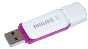 Pen Drive 64GB Philips Snow Edition USB 3.0 fehér-lila  (FM64FD75B / PH668213 / PH635985)