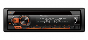 Pioneer MVH-S120UBA USB/AUX autóhifi fejegység borostyán