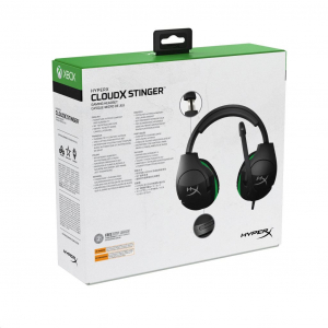 HyperX CloudX Stinger (Xbox Licensed) 3,5 Jack gamer headset fekete  (HX-HSCSX-BK/WW / 4P5K1AA)