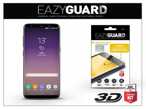EazyGuard Diamond Glass 3D Fullcover Samsung G955F Galaxy S8 Plus kijelzőv&eacute;dő fekete (LA-1138)