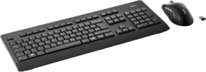 Fujitsu LX960 vezeték nélküli billentyűzet + vezeték nélküli egér fekete (S26381-K960-L411)