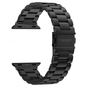 Spigen Modern Fit Apple Watch Series 5 / 4 (44mm) fém szíj fekete  (062MP25403)